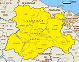Castile and Leon Map Information | Map of Spain Pictures and Information