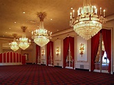The Greenbrier's Crystal Ballroom features a number of elegant ...