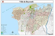 Mapas Detallados de Beirut para Descargar Gratis e Imprimir