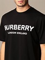 BURBERRY: Letchford cotton t-shirt with logo | T-Shirt Burberry Men ...