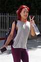 SHARNA BURGESS Arrives at DWTS Studio in Los Angeles 04/19/2017 ...