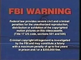 FBI Warning (VHS) / Anchor Bay Entertainment Logo 1998-2003 - video ...