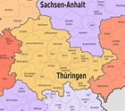 Thüringen Karte