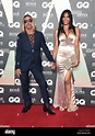 Iggy Pop (left) and wife Nina Alu arriving at the GQ Men of the Year ...