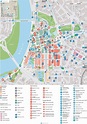 Туристическая карта Дюссельдорфа со всеми достопримечательностями ...