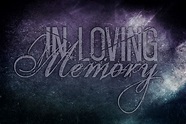 In Loving Memory Pics - In Loving Memory Traditional Memorial Card ...