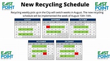 Upper Darby Recycling Calendar 2022 - Printable Word Searches