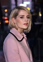 Lucy Boynton - "The Blackcoat's Daughter" Arrival, NYC 3/22/ 2017 ...