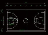 Basketball Court 2D DWG Block for AutoCAD • Designs CAD