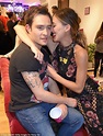 Ed Westwick all smiles out with girlfriend Jessica Serfaty | Daily Mail ...
