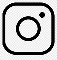 Instagram logo black and white - fodassistant
