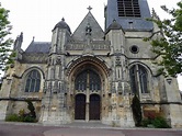 Photo à Montdidier (80500) : La façade de l'église Saint Pierre ...