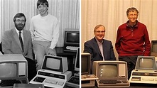 Bill Gates y Paul Allen reeditan una imagen histórica de Microsoft