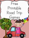 Road Trip Printable Games