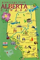 Map of Alberta, Canada | Alberta travel, Alberta canada, Canada map