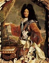 AA374621. Luis XIV de Francia, el Rey Sol. Retrato por Hyacinte Rigaud ...