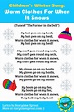 Winter clothing song to sing with children. Perfect for preschool or ...
