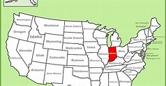 Map of Indiana | State Map of USA