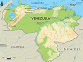 Mappa geografica del Venezuela: Paesaggi, Ambiente, Flora e Fauna ...