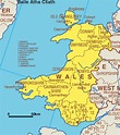 Mapas do País de Gales