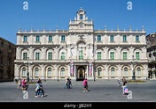 Gebäude der Universität von Catania, die älteste Universität in ...