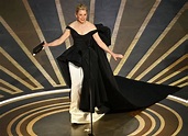 Oscars 2023: Elizabeth Banks Trips While Presenting Award | Us Weekly
