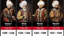 Timeline of Sultans of the Ottoman Empire - YouTube