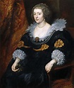 Obra de Arte - Retrato de Amalie zu Solms - Braunfels - Anton van Dyck