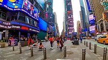 Times Square & 42nd Street - NYC - April 2021 - YouTube