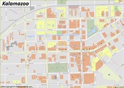 Kalamazoo Downtown Map