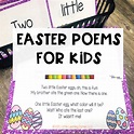 11 Best Easter Poems for Kids - Little Learning Corner