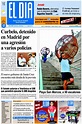 Periódico El Día (España). Periódicos de España. Edición de viernes, 15 ...