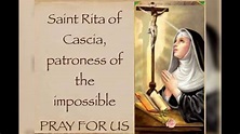 Miracle Prayer to Saint Rita of Cascia for Hopeless and Impossible ...