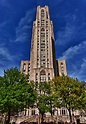 The Cathedral of Learning on the campus of the University of Pittsburgh ...