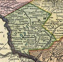 Sullivan County, New York 1892 Map by Mathews-Northrup, Monticello, NY