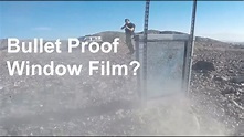 Truth About Bullet Proof Window Film | Brad Campbell - YouTube
