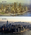Antes e depois. Como eram as grandes cidades no século passado – Observador