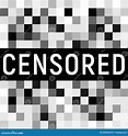 Censor Pixel Sign Bar. Censorship Square Vector Graphic Blur Effect ...