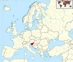 La slovénie sur la carte du monde - Slovénie localisation sur une carte ...