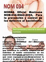 NOM-034-SSA2-2002 | Especialidades Medicas | Enfermedades y trastornos