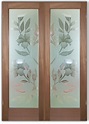 Etched Glass Designs with a Floral Feel - Sans Soucie Art Glass