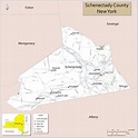 Map of Schenectady County, New York - Where is Located, Cities ...