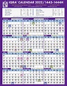 IQRA' Calendar 2022 / 1443-1444H Islamic Dates-196iqra