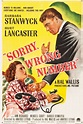 Sorry, Wrong Number (1948) - Posters — The Movie Database (TMDB)