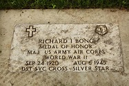 Wisconsin Historical Markers: Major Richard Ira Bong Burial Site