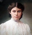 I restored a 115 year old photo of JRR Tolkien's wife, Edith Tolkien : pics