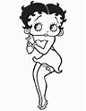 27+ Desenhos de Betty Boop para Imprimir e Colorir/Pintar