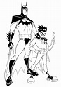 Batman And Robin Coloring Page Free Coloring Pages