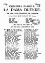 La dama duende / de Don Pedro Calderon de la Barca | Biblioteca Virtual ...