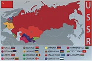 Former Soviet Union (USSR) Countries - WorldAtlas